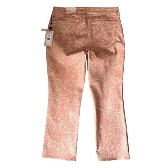 NYDJ Marilyn Straight Leg Ankle Pants Mirage Leopard Womens Size 12 NWT - Picture 3 of 12